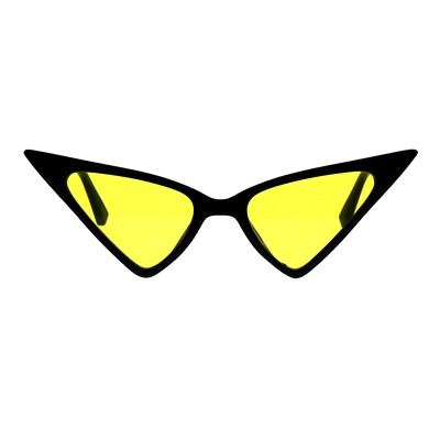 Pointy Triangle Cateye Sunglasses Womens High Fashion Color  display picture 1