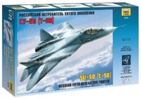 Sukhoi T-50 Russian Fighter 1:72 Kunststoff Modell Kit Zvezda