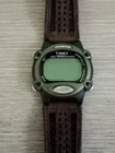 Timex Expedition Indiglo 100M Digital Watch Leather Vintage