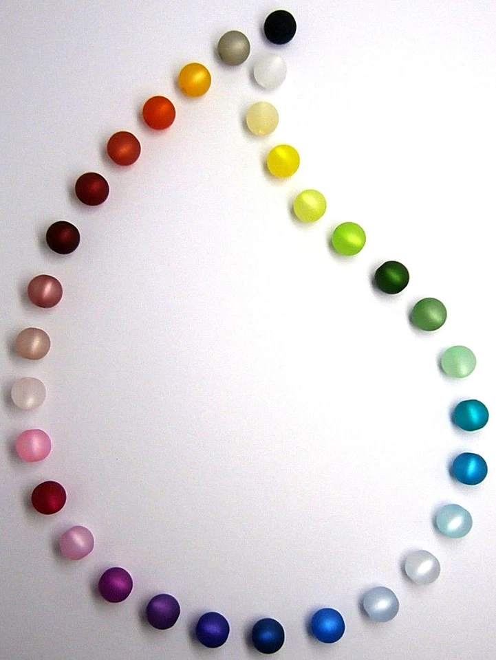 5/10/15/20/31 echte Polarisperlen Ø 8 original Polaris Kugeln Perlen rund matt - Bild 3 von 3