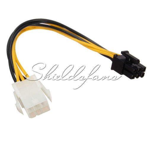 Mini PCI-E 6-Pin Male to PCI-E Express Female Power Extension Cable Adapter Cord - 第 3/7 張圖片