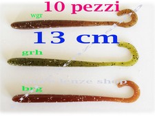 artificiali siliconici pesca spinning trota black bass luccio esche gomma finte