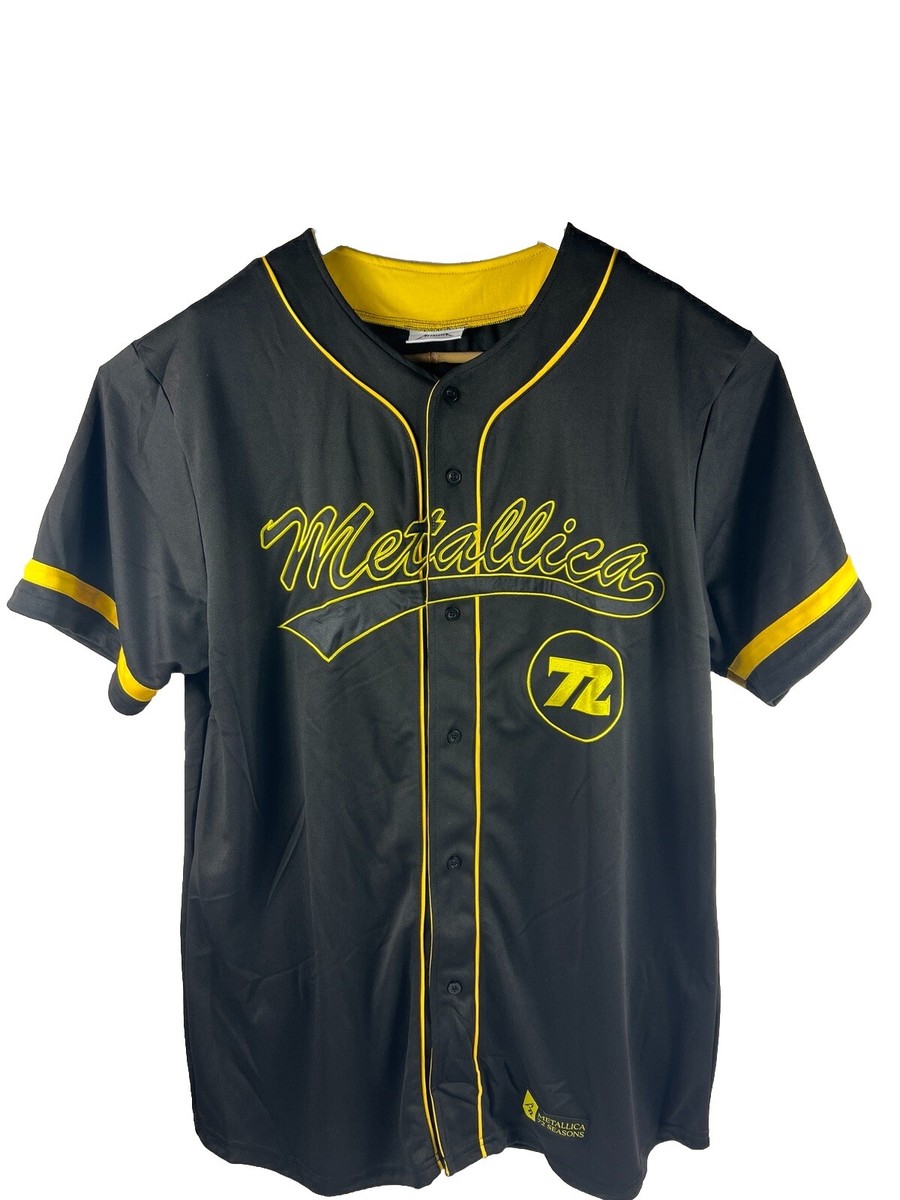 Metallica Official M72 World Tour Baseball Jersey Size LG