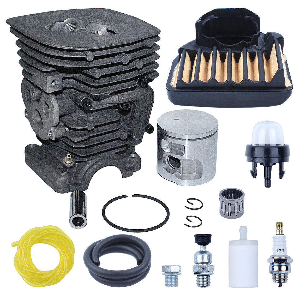 For Husqvarna 455 460 455 Rancher 455e 461 Cylinder Piston Kit 47MM 537320402