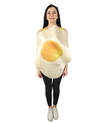 HPO Unisex Food Friend Ei und Speck Frühstück Kostüm | Geeignet für Halloween