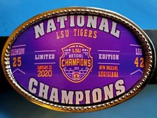 LSU TIGERS 2019 NCAA Champions Buckle - NEW 