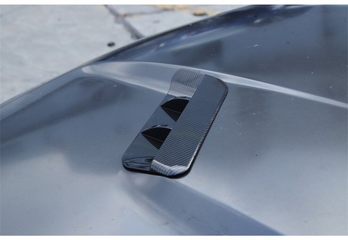 Campana para motor de fibra de carbono ABS capucha cuchara borde de ventilación de aire para Dodge Challenger 2015+ - Imagen 4 de 10
