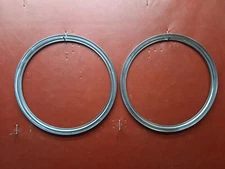 1983 Ford Thunderbird Trim Ring Rings PAIR Chrome Stainless E3SC-1210-AA