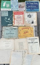 Vintage Kids Sheet Music Piano Books Lot Old Antique Sheets 1920 s, 40 s, 50s