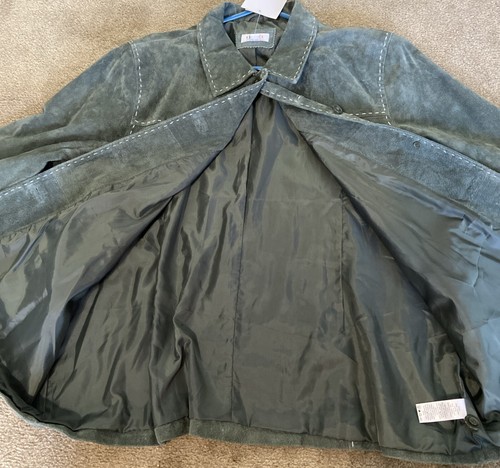 Denim And Co Leather Suede Jacket 2X NWT - Picture 6 of 9