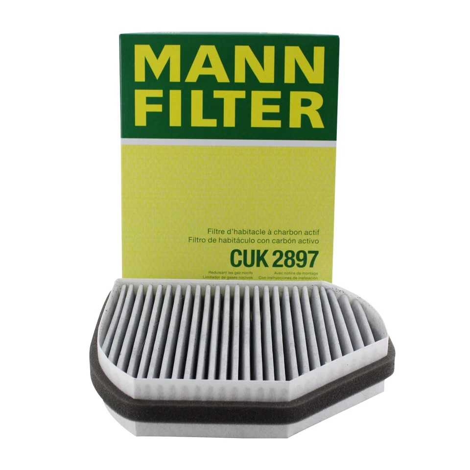 Filtro de aire de cabina de carbono Mann OEM para Mercedes W202 S202 C208 A208 R170 C220 nuevo Foto 4 de 4
