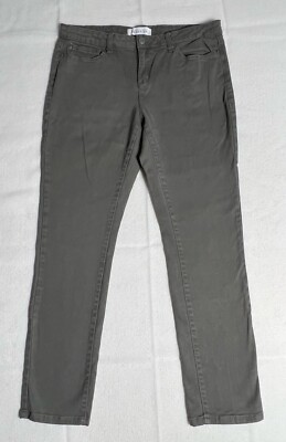 Kenneth Cole Reaction Straight Jeans Women's Size 14 Gray Mid