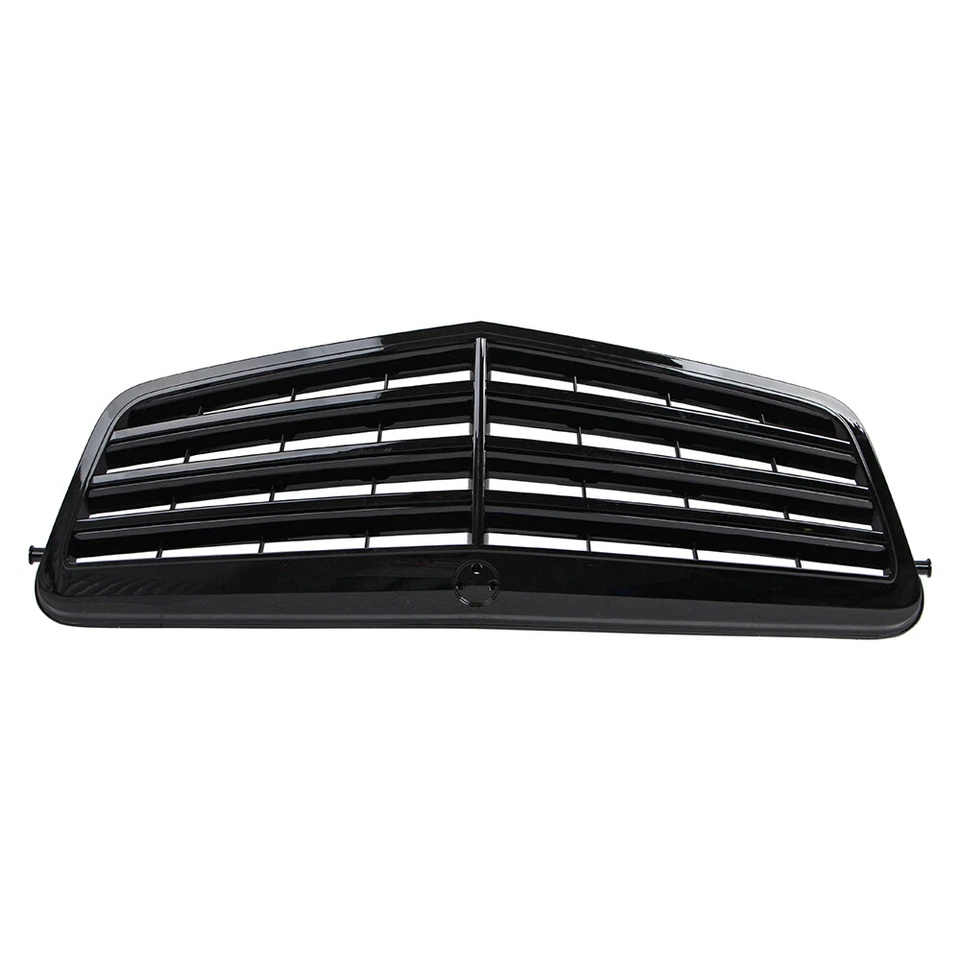 Grille Glossy Black MB1200155 Fit 2010-2013 Mercedes Benz W212 E Class E350 E550 Foto 3 de 4