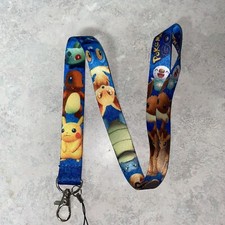 Pokemon Pikachu  Friends Neck Lanyard Key Hook ID Badge Card Holder