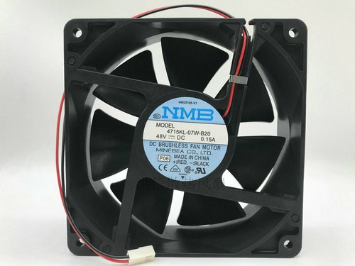 NMB Lüfter 4715KL-07W-B20 DC 48 V 0,15A 12038 12 CM 2 Pin - Bild 1 von 3