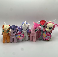    My Little Pony Plush Keychain Hangers Set Of ALL 6 Ponies NEW WITH TAGS   