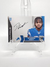 2020 Donruss Elite D'Andre Swift #PP15 - Pen Pals Auto Black Ink