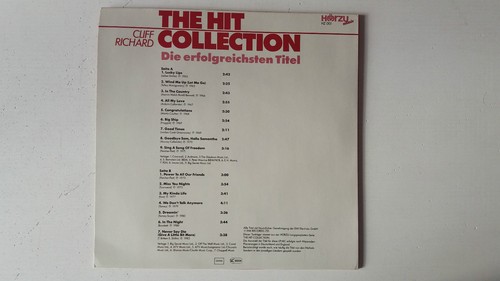 Cliff Richard - The Hit Collection LP - German Import - Horzu Label - Picture 2 of 3