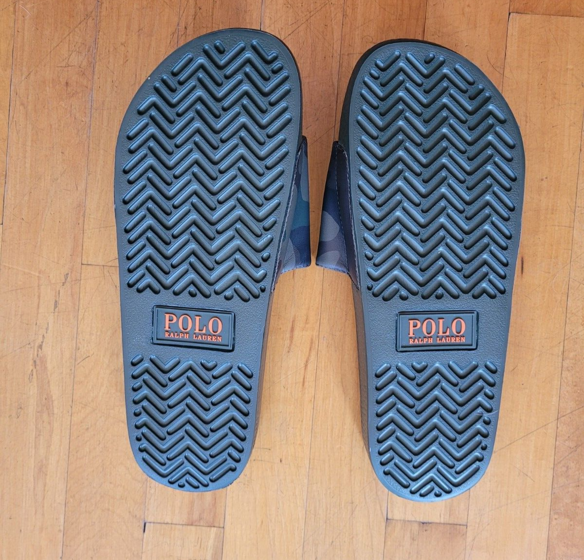 Polo Ralph Lauren Camo Tiger Slides Size 12 Sandals Flip Flops Slippers NWT Polo Ralph Lauren Rubber Sandals for Men for sale | eBay main image 4