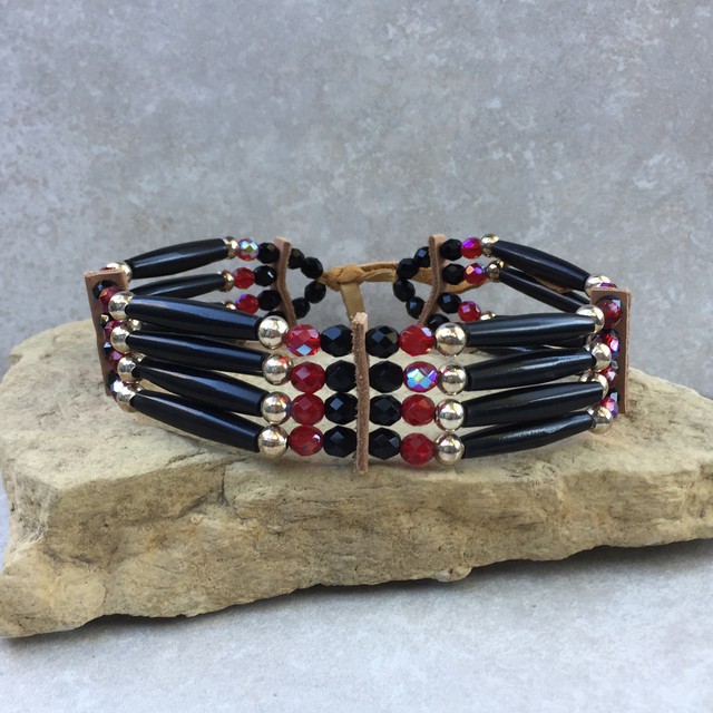 Native American Indian Jewelry Handmade Bone Choker Necklace Authentic