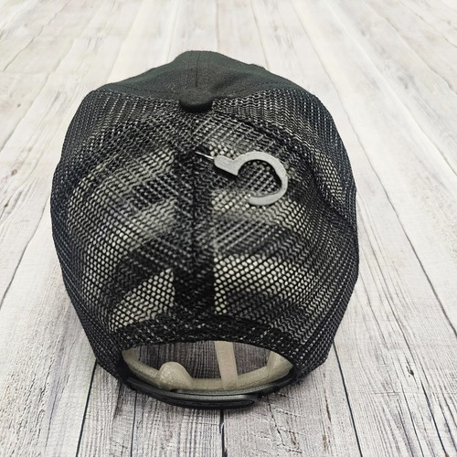 New Orleans Saints Cap Hat 47 Clean Up Brand Size Black One Size Stretch Back - Picture 3 of 7