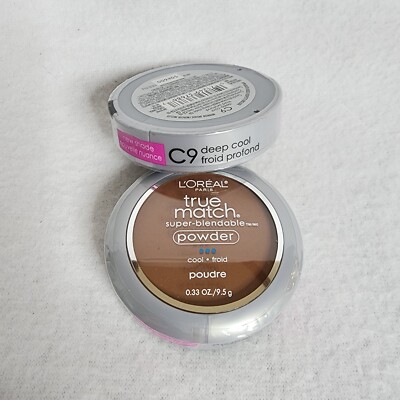 Loreal True Match Super-Blendable Pressed Powder C9 Deep Cool - Lot of 2