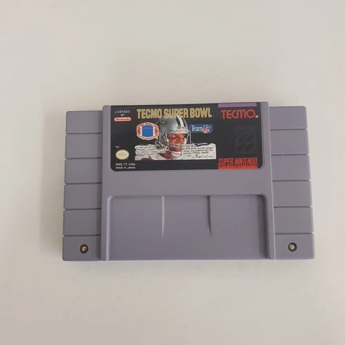 Super Nintendo SNES Tecmo Super Bowl - Tested