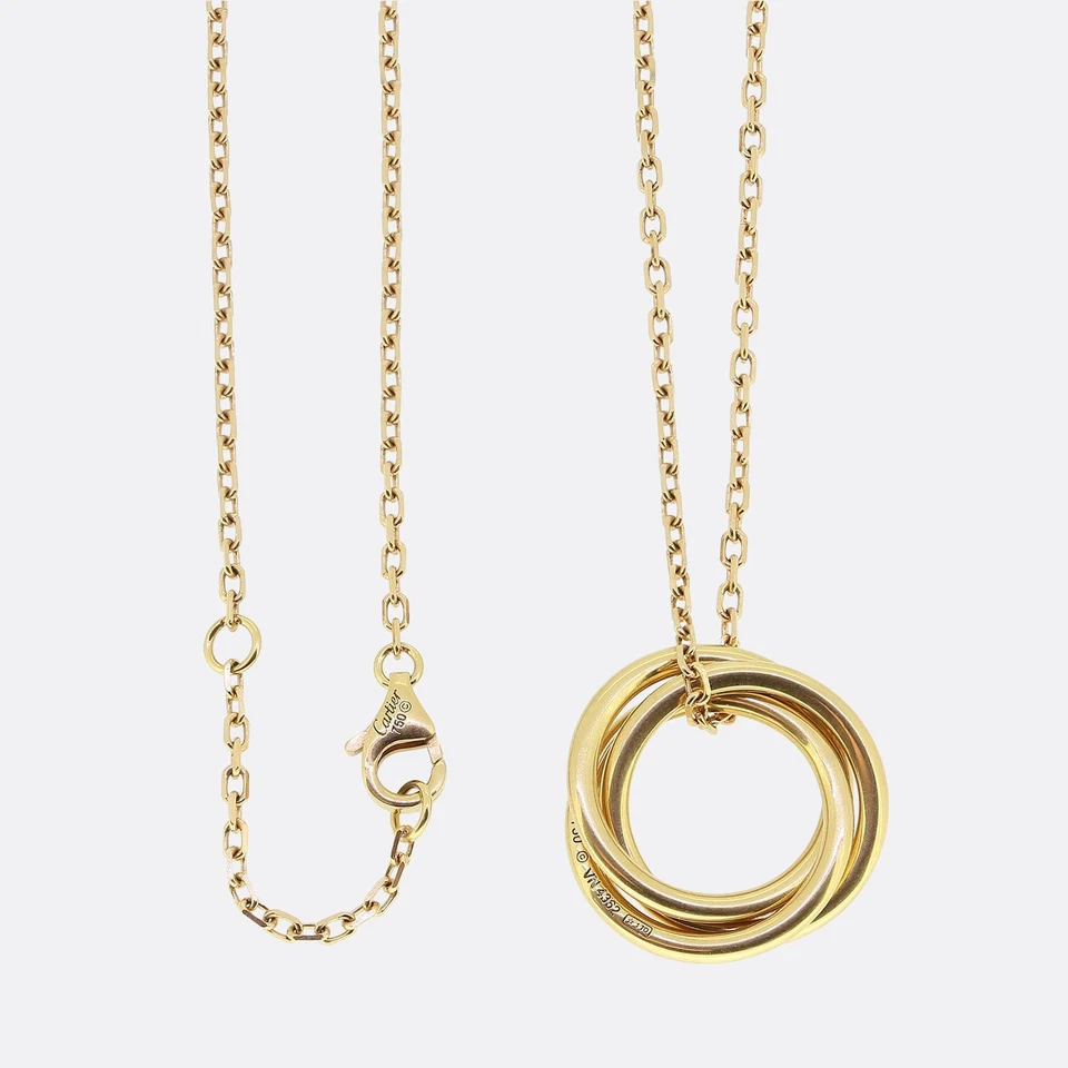 Collar Cartier Trinidad Zafiro Rosa Foto 3 de 4