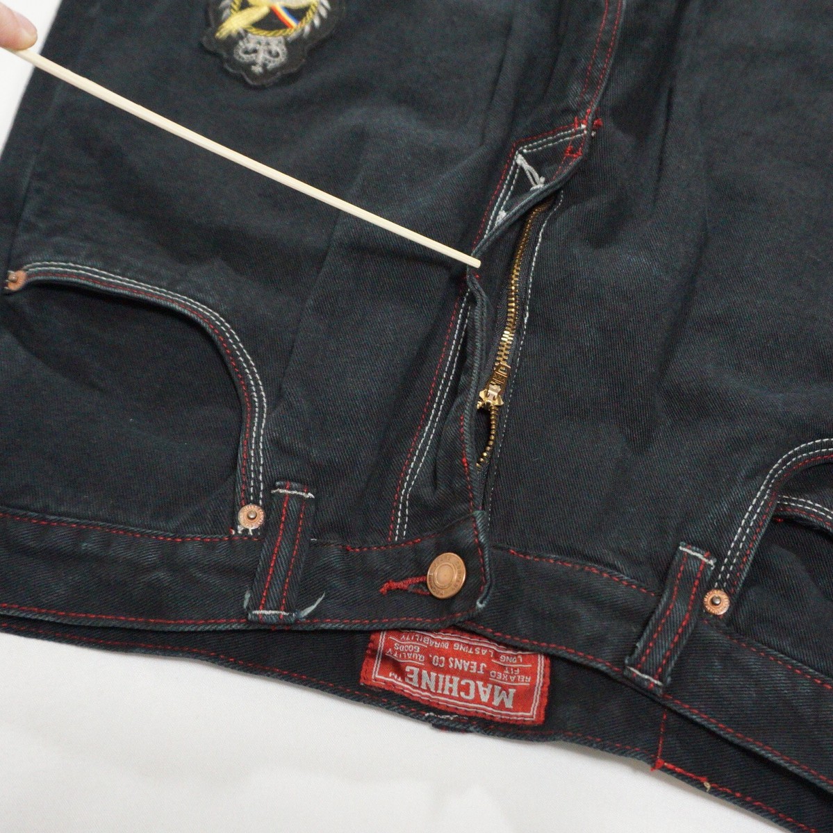 Machine Jeans Co. Baggy Denim Mens 34x29 Y2K Vintage Skater Machine Jeans Co. Baggy Denim Mens 34x29 Y2K Vintage Skater