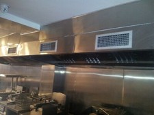 Commercial kitchen Fans  Extraction Canopy and ventilation system filters