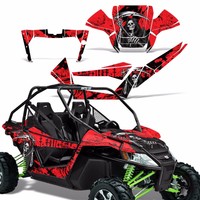 Graphics Kit Wrap For Arctic Cat Wildcat 1000 Utv Decals Sxs 2012-2014 Reap Red Graphics Kit Wrap For Arctic Cat Wildcat 1000 Utv Decals Sxs 2012-2014 Reap Red