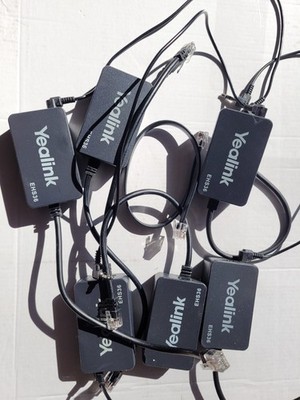 6x Yealink EHS36 IP SIP VOIP Telefonie Wireless Adapter für Headsets Jabra Sennh