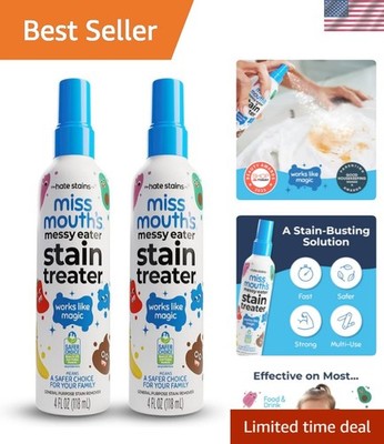 Messy Eater Stain Treater Spray - 4oz 2 Pack Stain Remover - Newborn & Baby E...