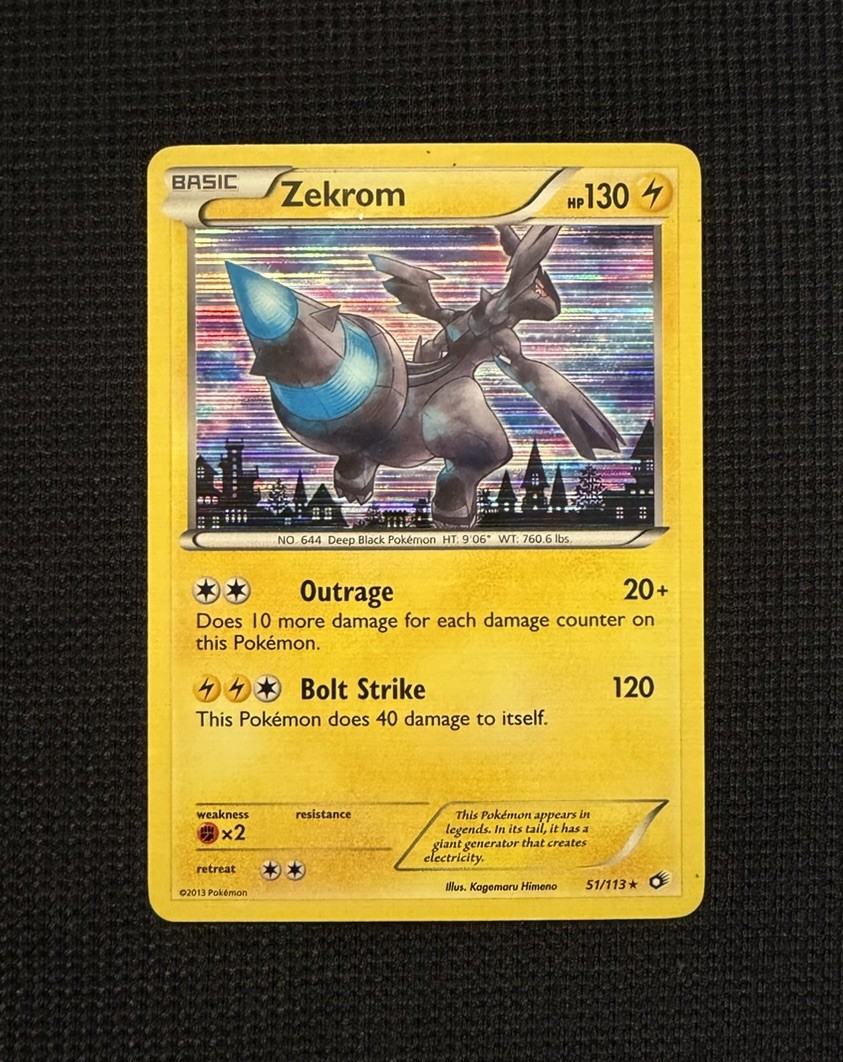 Zekrom 51/113 Legendary Treasures Holo (LP) Pokemon - Ready to Ship