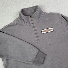 Harley-Davidson Pullover Mens Medium Quarter Zip Motorcycle MFG Milwaukee WI