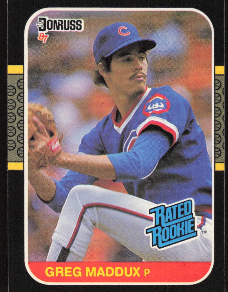 1987 Leaf #36 Greg Maddux RC - $1 SHIPPING - JBKB