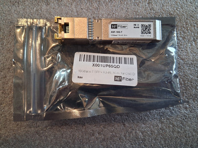 ASF-10G-T 10GBase-T RJ45 30-m Transceiver Module 10GbE 30M RJ-45 Copper 10G 10GE