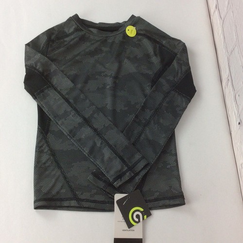 Champion C9 Shirt Boys Sz S(6-7) Camo Fitted Long Sleeve Power Core Cool Duo Dry