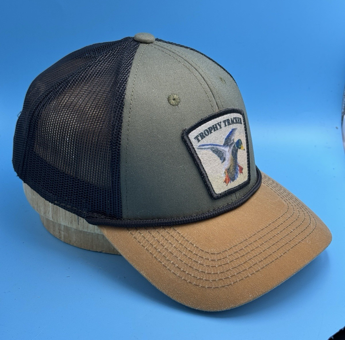 TROPHY TRACKER Mens Duck Patch Logo Adjustable Ba… - image 4