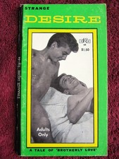 1969 GAY PULP Ritchards BRUCE KING STRANGE DESIRE Brotherly Love 101 Enterprises
