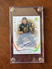 2021-22 UD SP Authentic Limited Mark Stone Auto