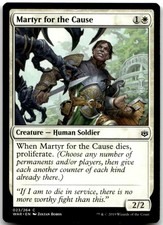 MTG Martyr for the Cause C War of the Spark 23 LP