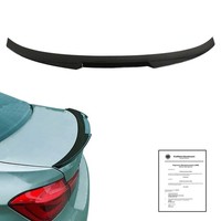 JOM Heckspoiler Dachspoiler FüR BMW 3Er (F30) Limo 2011-2019 Schwarz GläNzend