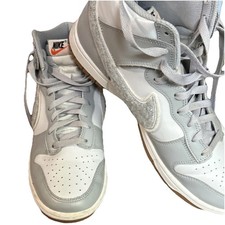 Nike Dunk High Retro University Chenille Swoosh Light Smoke Grey — listing 4