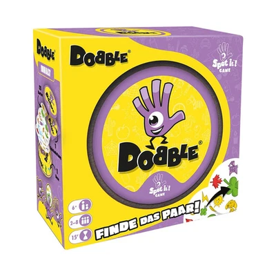 ASMODEE Dobble Kartenspiel Familienspiel 50 Symbole auf 55 Karten