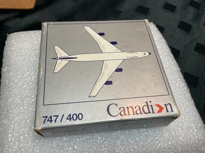 Schabak 921 / 73 Boeing 747-400 Canadian 1:600 Vintage 1990s Diecast Boxed