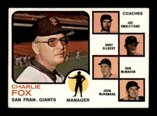 1973 Topps #252 Charlie Fox MG EX X2893675