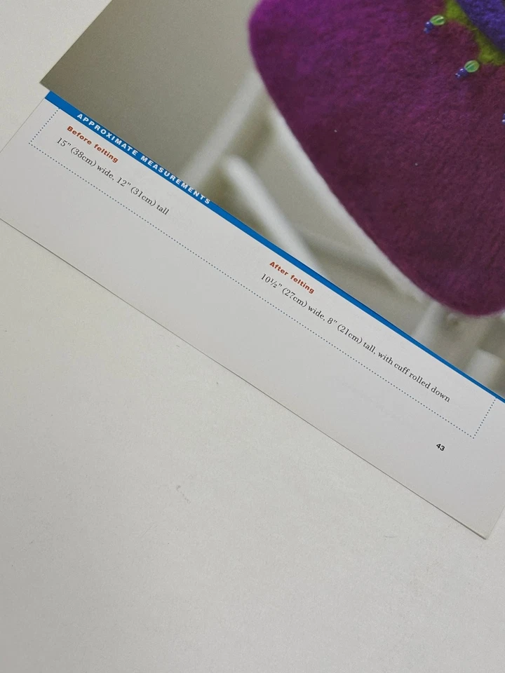 Scallops and Beads Bag Knitting Pattern Felted Purse Pages from Book - Image 2 of 3