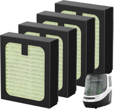 4 Pack HEPA Filter Replacement for Baby Brezza Baby Bottle Washer Pro, High Perf