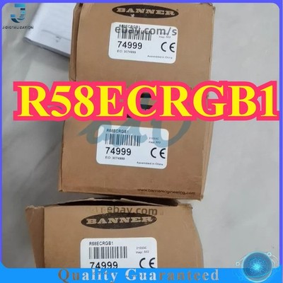 R58ECRGB1 1PC NEW FOR Banner Photoelectric Switch Color Sensor One-year Warranty